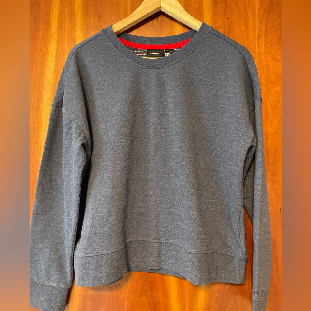 Marmot Navy Blue Terry Sweatshirt
